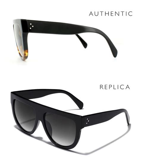 celine edge sunglasses real vs fake